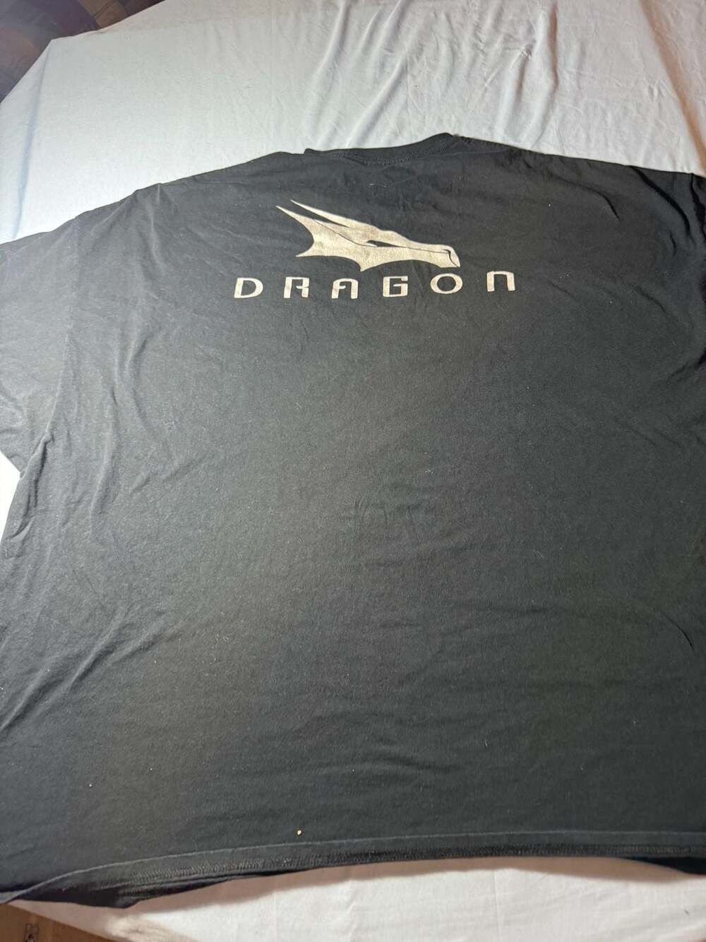 SpaceX Dragon Black Graphic T-Shirt